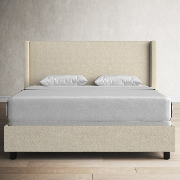 Benson Upholstered Low Profile Standard Bed & Reviews Birch Lane